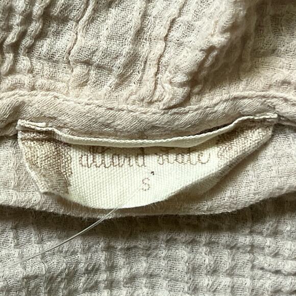 Altar'd State Womens Size S Ruffled Cream Color Open Back Mini Dress - Picture 2 of 5